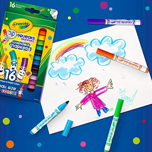 Crayola Washable Marker Set, School Supplies, Gel, Window, Broad Line  Markers, 64ct