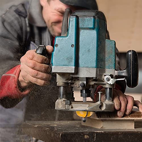 TOOLDO Router Bits Set 50 Pieces,1/4” Shank Tungsten Carbide Router Bits, Professional Router Bit Kit for DIY, Woodworking Project… TOOLDO