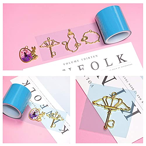 Gartful Resin Tapes for Jewelry, Seamless Sticky Paper Tape for Epoxy Resin Molding, Traceless Tape for Arts & Crafts, Making River Tables, Jewelry Gartful