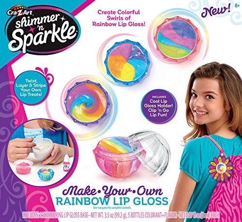 Shimmer and Sparkle Rainbow Lip Gloss - WoodArtSupply