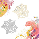 Unfinished Spider Web Wood Spider Web Shaped DIY Wood Halloween Blank Wood with Twines Art Unfinished Ornaments for Halloween Christmas Wedding Zontween