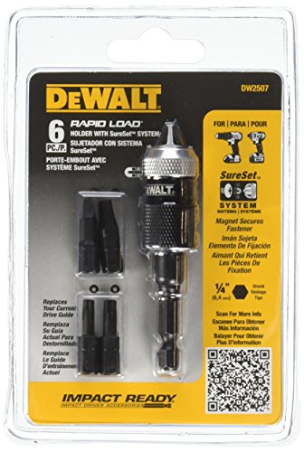 DEWALT DW2507 Compact Rapid Load Set, 6-Piece - WoodArtSupply