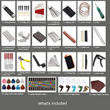 99PCS Guitar Tool Kit，Professional Guitar Repairing Maintenance Tool Kit with Capo Guitar Strings Picks Bridge Pins Gauge Guitar Accessories Gift for Micling