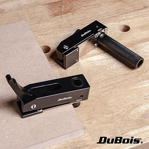 DuBois 51057 MFT Style Hold Down Hold Fast Clamps Woodworking Set, 3/4" (19mm) Bench Dog Hole, Aluminum Quick Clamp and Release, 2 PK DUBOIS