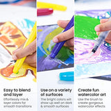 ARTEZA Kids Gel Crayons, 16 Count, Twistable and Washable Jumbo Crayons, School Supplies for Classrooms, Students, and Teachers ARTEZA