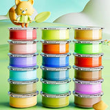 36 Colors Clay Kit Modeling Clay for Kids, Safe and Non-Toxic Clay with Sculpting Tools and 8 Mold, Ideal Halloween Christmas Gift for Kids M&G