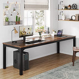 Tribesigns 78.7 Inches Extra Long Computer Desk 2 Person Desk, Double Long Desk, Workstaion for Home Office Tribesigns