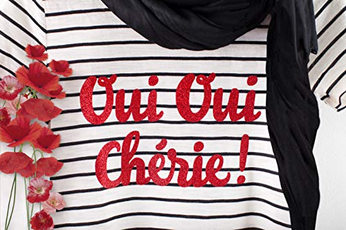 Cricut Glitter Iron On Vinyl Sheets, 12" x 19", DIY Supplies, HTV Rolls - Silver Cricut