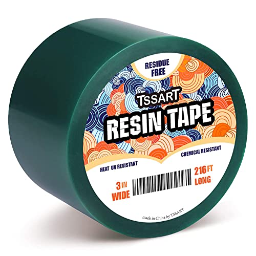 TSSART Resin Tape for Epoxy Resin Molding - Silicone Thermal Adhesive Tape, Oxidation and High Temperature Resistance Easy Peeling, Epoxy Release TSSART
