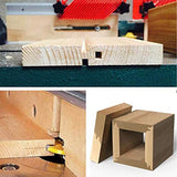 WICHEMI 1/4 Shank Tongue and Groove Router Bits+ 1/4 Shank 45° Lock Miter Router Bit, Wood Milling Cutter Woodworking Grooving Tool Kit for Router WICHEMI