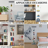 Yoluckea 4-Tier Glass Display Cabinet with Doors - Versatile Curio & Bookshelf for Home and Office Yoluckea