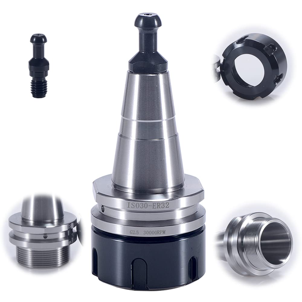 HOZLY 5PCS/Lot ISO30 ER32-45L Balance Collet Chuck G2.5 30000RPM CNC Tool Holder With Pull Stud Milling Lathe HOZLY