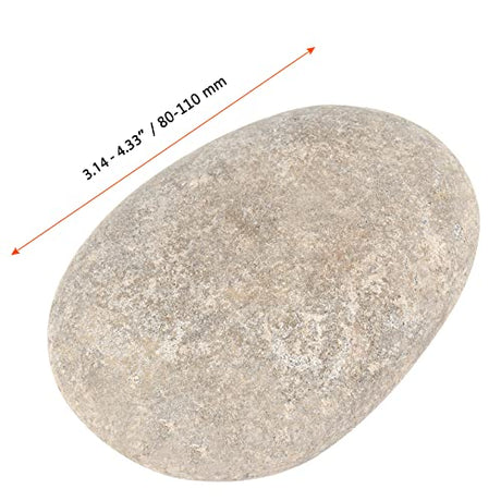 SINJEUN 16 PCS 3-4 Inch Large River Rocks for Painting, Bulk 10 lbs Craft Stones for Rock Painting, Natural River Rocks, Decoration, Smooth Painting SINJEUN