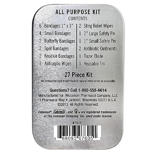 Coleman All Purpose Mini First Aid Kit - 27 Pieces Coleman