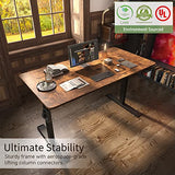 Monomi Electric Standing Desk, Height Adjustable Desk 55x 28 Inches, Ergonomic Home Office Sit Stand Up Desk with Memory Preset Controller (Black Monomi