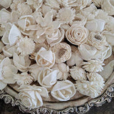 Mini Sola Wood Flower Assortment - 50 in a Set Oh You're Lovely