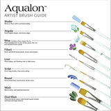 Aqualon Royal & Langnickel Round Artist Brush Set, 6-Piece Aqualon