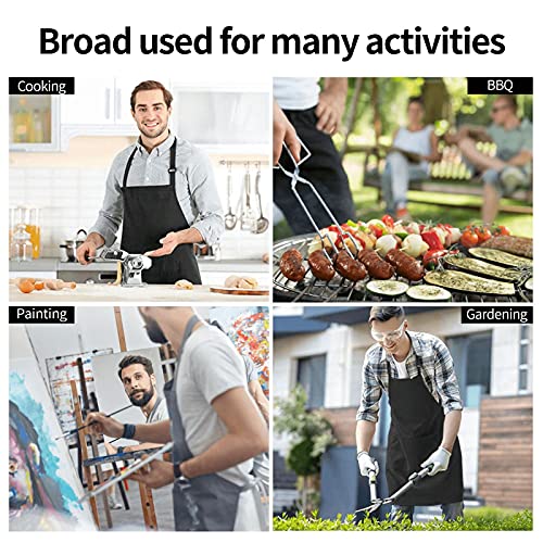 Senheol Colorful Painting Artist Apron, Waterproof Adjustable Aprons with 2 Pockets for Women Men Adults, Gifts for Artists Senheol