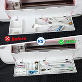 Tools Organizer Insert for Cricut Maker/Maker 3, Maker Cutting Blade Tray Tool Caddy, Blade Storage Drawer Insert Tiga