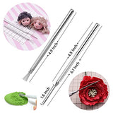 14PCS Ceramic Pottery Clay Ribbon Sculpting Tool Kit with Feather Wire Texture and Needle Detail Tools for Carving,Modeling,by Augernis Augernis