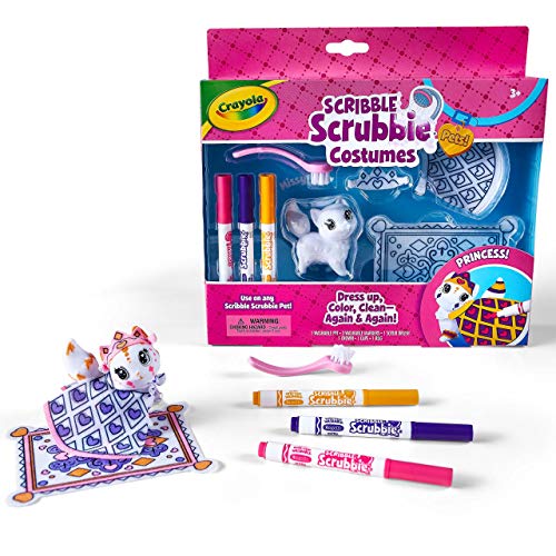 Crayola Scribble Scrubbie Pets Princess Playset, Kids Toys, Gift for Girls & Boys - WoodArtSupply