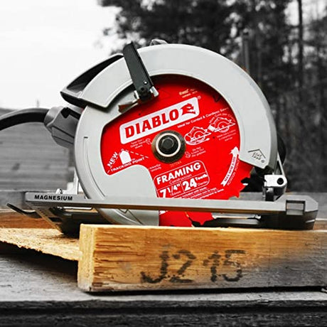 Freud Diablo 7-1/4-Inch 24 Tooth Framing Circular Saw Blades (2-Pack) Diablo