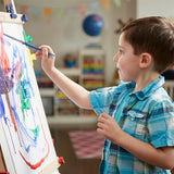 Melissa & Doug Easel Accessory Set - Paint, Cups, Brushes, Chalk, Paper, Dry-Erase Marker - FSC-Certified Materials Medium 19.3 x 11.1 x 5.0 Melissa & Doug