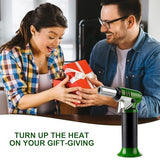 Koackl Refillable Butane Torch with Fuel Gauge & Safety Lock - Adjustable Flame - Perfect for Welding, Resin Art, & More - One-handed Operation Koackl