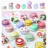 FineInno 12PCS Christmas Tinplate Box, Empty Tin Jars Round Aluminum Cans Aromatherapy Metal Tins with Lids Mini Candle Jars Containers Balm,Stud FineInno