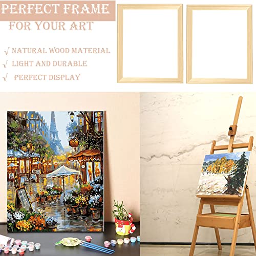 Cyauatt 2 Pack 12"x16"Canvas Wood Stretcher Bars, DIY Wood Canvas Frames Kit, Wooden Art Frames, Wood Stretching Bars for Gallery Wrap Oil Painting Cyauatt