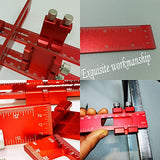 CNCZJM Precision Pocket Ruler, Exquisite Woodworking Ruler, Aluminum Alloy Ruler 3Pcs,7/9/13Inch,Woodworking Tools,Metal Rulers with Slide CNCZJM