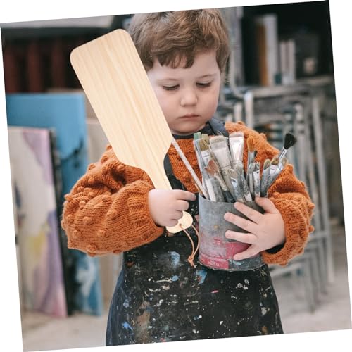 Happyyami Decor Unfinished Paddle Crafts DIY Paddle Cutouts Unfinished Paddle Paddle Cutouts Blank Paddle DIY Paddle Crafts Paddle Painting kit Happyyami