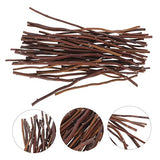 COHEALI 40pcs Branch Home Accessories Wooden Decor Wood Trim Wood Log Branches Craft Sticks Natural Tree Branch Twigs Craft DIY Branch DIY Craft COHEALI