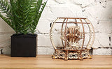 UGEARS 3D Puzzle Mechanical Aquarium - Creative 3D Wooden Puzzles Idea - Aquarium Wood Model Kit - Unique Wooden Puzzle - 3D Puzzles for Adults and UGEARS