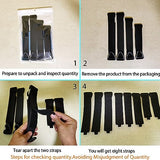 Extension Cord Organizer(8 Pack), Extension Cord Holder for Garage Organization and Storage, Heavy Duty Storage Straps for Cables, Hoses and Ropes, ZTSXLLIM