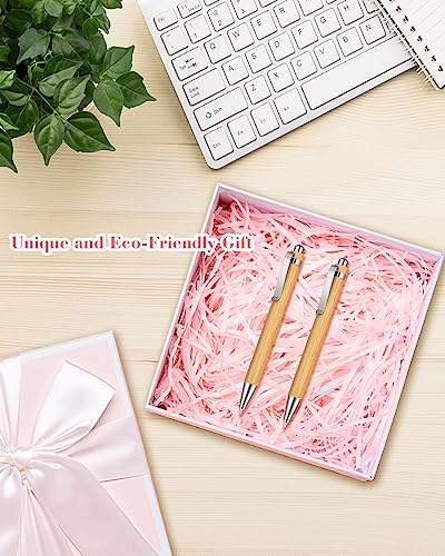 lyforx Bamboo Pens Bulk Wooden Bamboo Pens Engraving Wooden Ballpoint Pen Customizable Gift Pen Bulk 50pcs lyforx