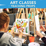 ESRICH Mini Canvases for Painting, 5x5In Canvas in Bulk 18Pack, 2/5In Profile Small Square Canvas, Blank Canvases are Great for School Projects and ESRICH