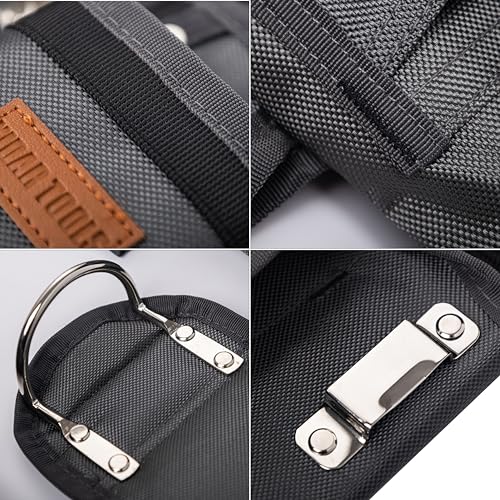 VIDAR TOOLS Tool Belt,12 Pockets Tool Belts for Men, Heavy Duty Carpenter/Construction Tool Belt.Double layer thickened polyester fiber with VIDAR TOOLS