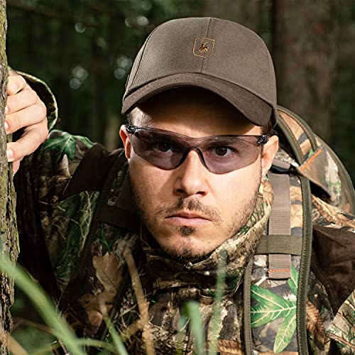 NoCry Lightweight Tinted Safety Glasses with UV 400 Protection, Anti Fog and Anti Scratch Coating and Grey Wrap Around Lenses; ANSI Z87.1 Certified NoCry