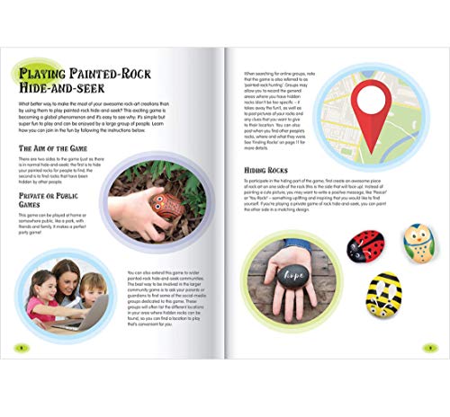 Hide and Seek Rock Painting Kit-This Complete Starter Kit includes all you need to create over 15 Quirky Rock-Art Creations Hinkler
