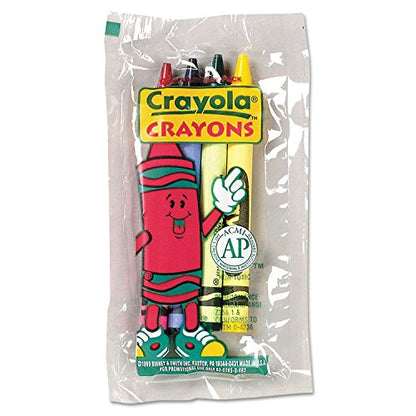 Crayola Set of Four Regular Size Crayons in Pouch - WoodArtSupply