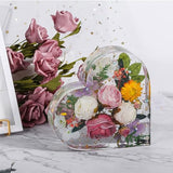 Heart Resin Mold Large, Heart Resin Molds Silicone 9.8 inch x 8.6 inch x 2 inch Large Epoxy Resin Silicone Molds for Flowers Preservation Resin Art BIGEBO