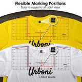 Tshirt Ruler Guide for Vinyl Alignment and Center Designs, T shirt Ruler Alignment Tool Placement for Heat Press and Cricut Urboni