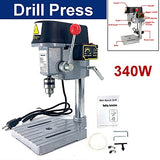 EWANYO 3-Speed Benchtop Drill Press, Electric Bench Wood Drilling Machine for DIY Creation, Small and Precise Work Like Jewelry Making Woodworking EWANYO
