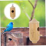 Kisangel Hummingbird House Decorative Bird Houses Honeycomb Hut Unfinished Birdhouses Wood Bird House Outdoor Bird Aviary Bird Breeder Outdoor Bird Kisangel