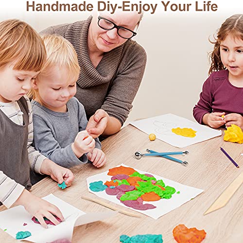 Nozomy Clay Tools,12PCS Pottery Clay Sculpting Tool Set NOZOMY