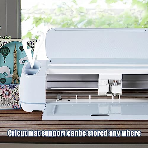 Tray Extender for Cricut Maker3 Maker Series, Cutting Mat Extender Support Extender Tray Compatible with Cricut Mat Accessories Mat Holder (White) LUTER