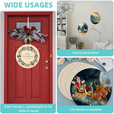 18 Inch Round Wood Circles Unfinished Wood Circles for Crafts, Door Hanger, Pyrography and Painting (3 Pieces) Jetec