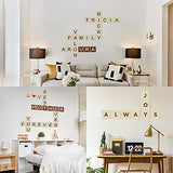 Fuyit Unfinished Wood Pieces, 50Pcs 6 x 6 Inch Blank Natural Wood Square Wooden Cutouts Board for DIY Crafts Painting, Scrabble Tiles, Coasters, Fuyit