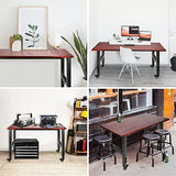 Olympia Tools 48in Adjustable Height Workbench, w/ 14 Levels of Height Adjustment & Heavy Duty Mobile Work Bench for Garage Home Office Olympia Tools